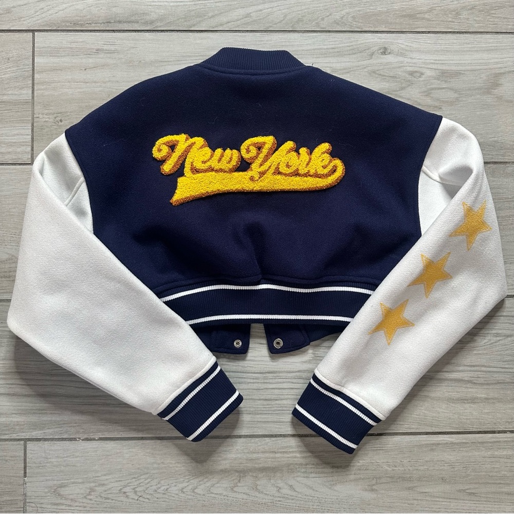 Forever 21 Blue Varsity Jacket